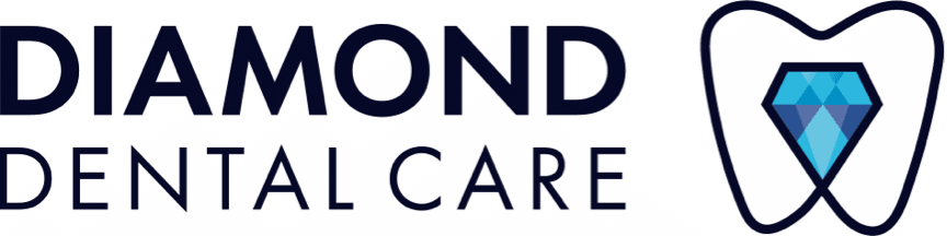 Diamond dental care logo